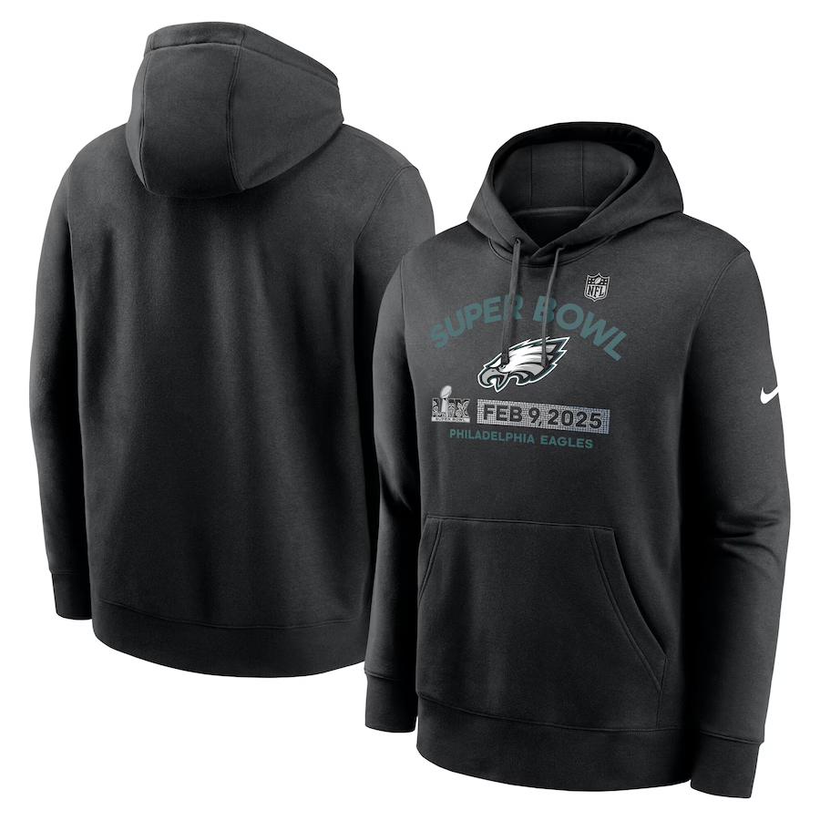 Men Philadelphia Eagles black Nike NFL hoodie style 3->philadelphia eagles->NFL Jersey